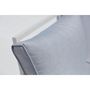 Voir la diapositive 4 : CONCEPT USINE Salon de jardin bas 5 places en aluminium gris et blanc FIRA