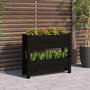 Voir la diapositive 1 : VIDAXL Jardiniere Noir 77x25x66 cm Bois massif de pin