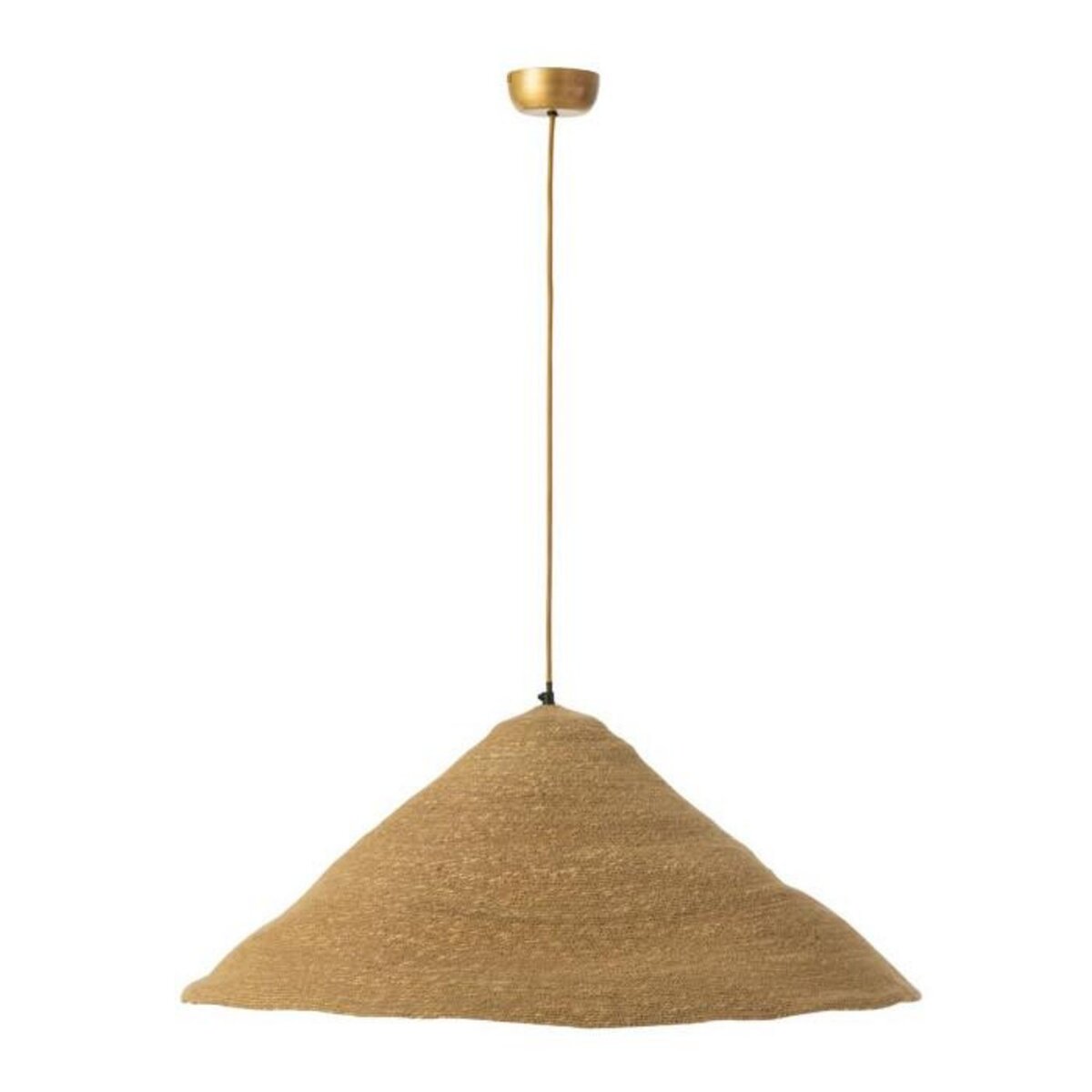 Paris Prix Lampe Suspension Chapeau  Moonj  80cm Naturel