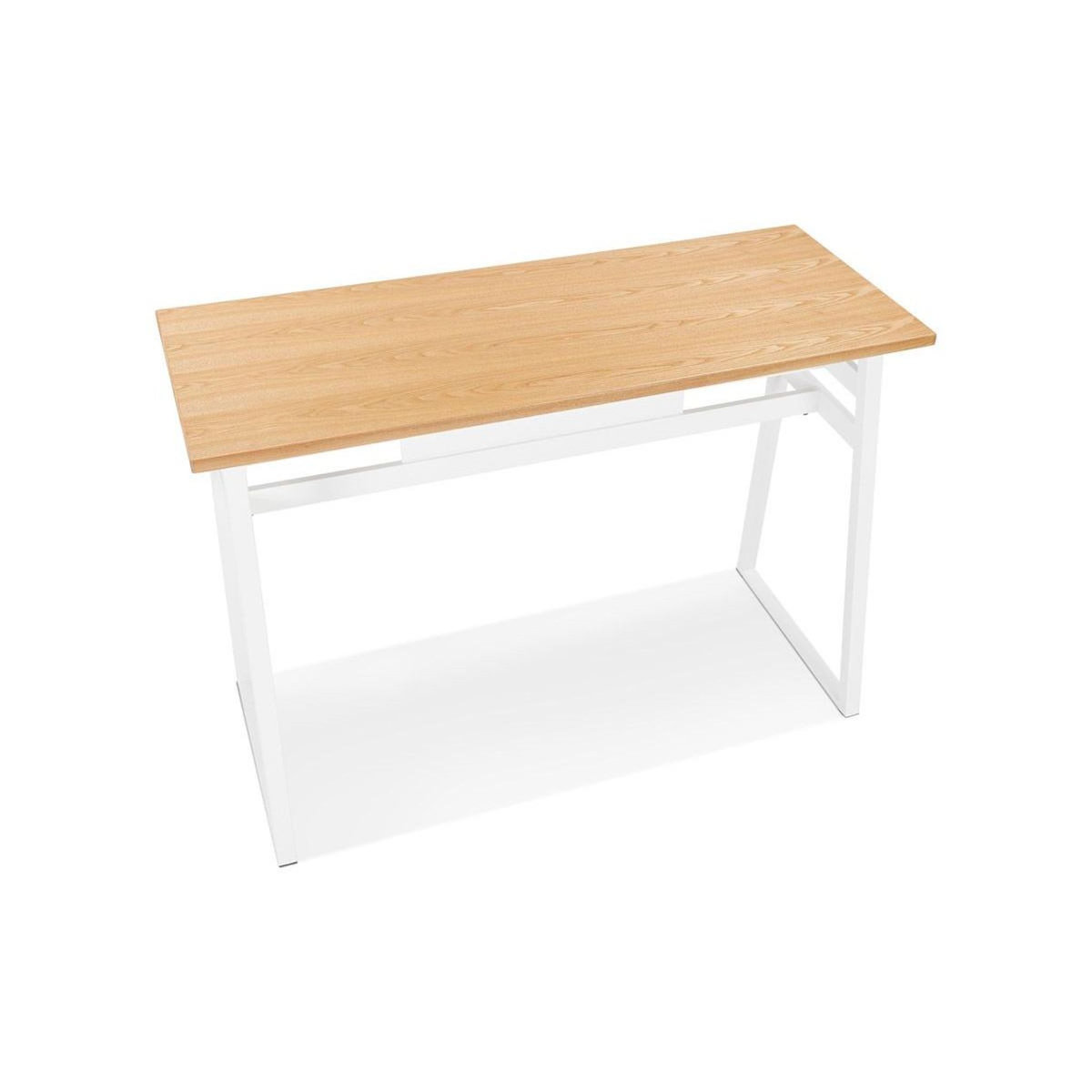 Paris Prix Table de Bar Scandinave  Javier  150cm Blanc