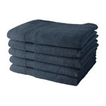 Today Lot de 5 Draps de Bain TODAY 70x130 cm 100% Coton - Denim