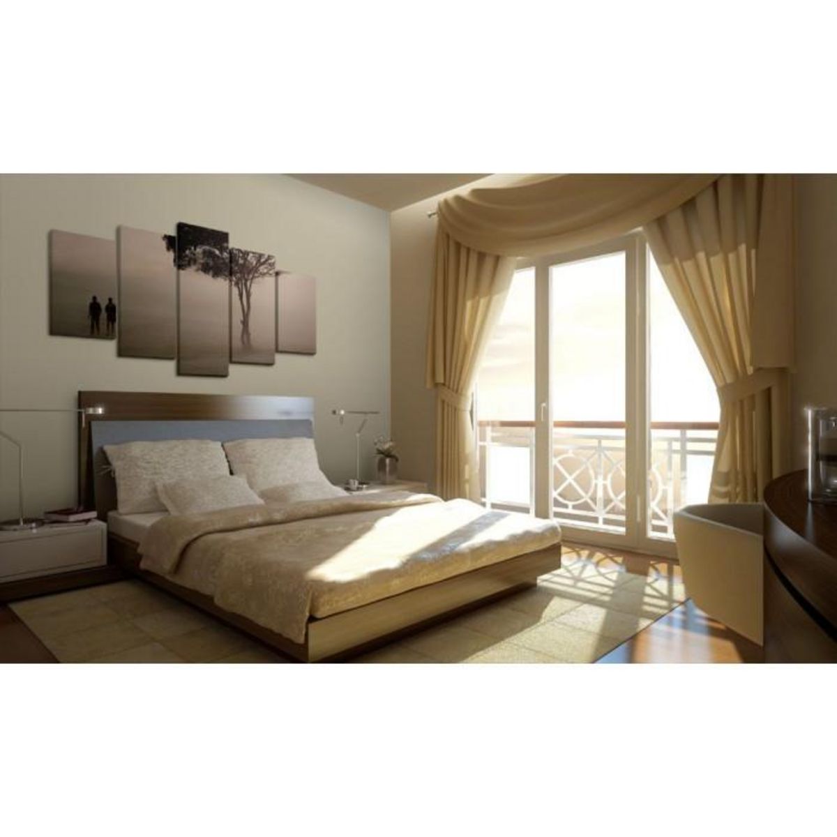 Paris Prix Tableau Imprimé  Promenade dans le Brouillard