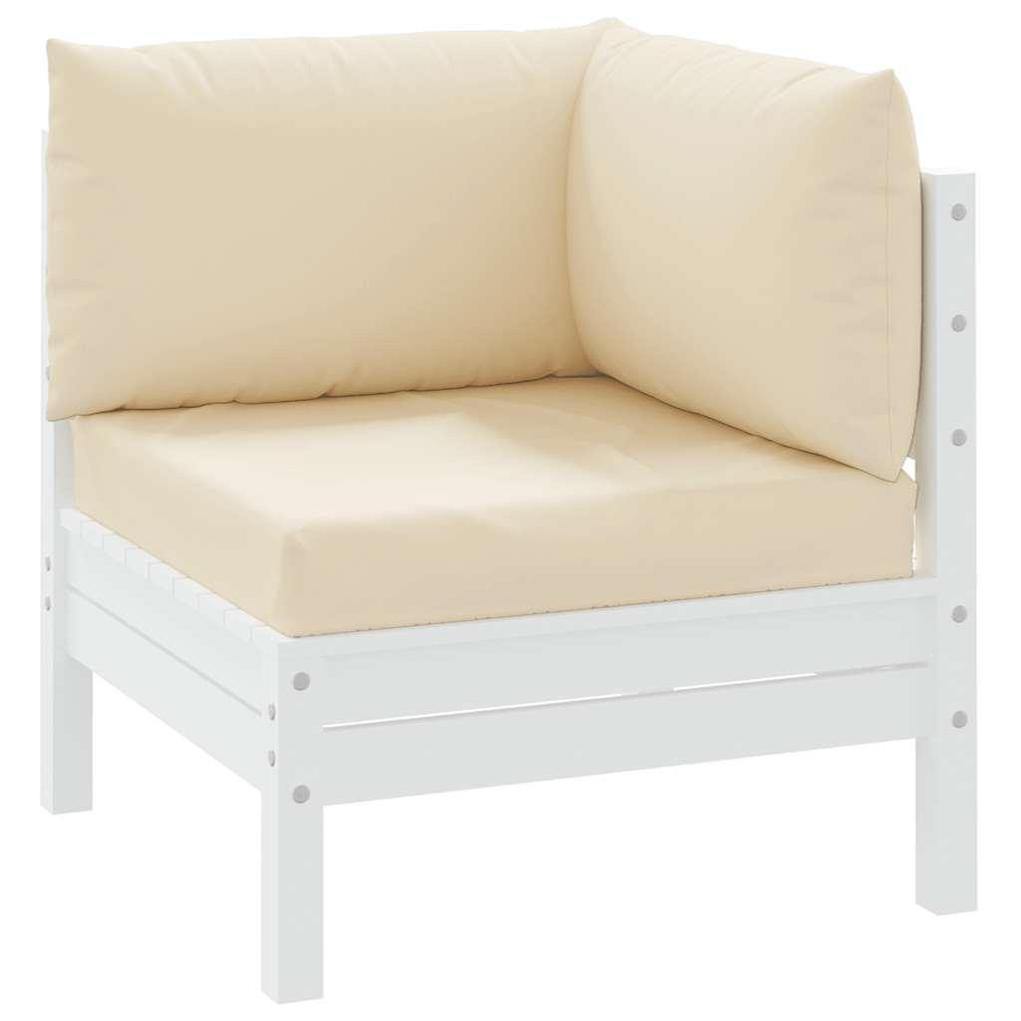 Voir la diapositive 3 : VIDAXL Coussins de palette lot de 3 beige tissu oxford