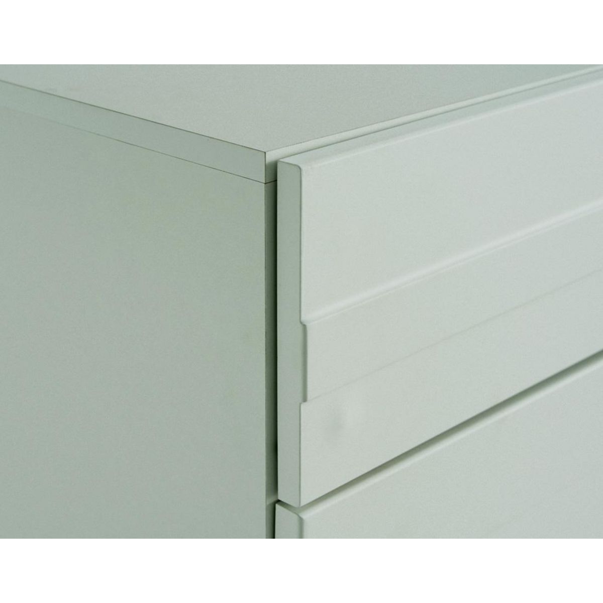 BEST MOBILIER Sofia - buffet bas - vert sauge mat - 110 cm