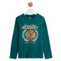 Voir la diapositive 1 : INEXTENSO Jurassik Park T-shirt vert en coton garçon
