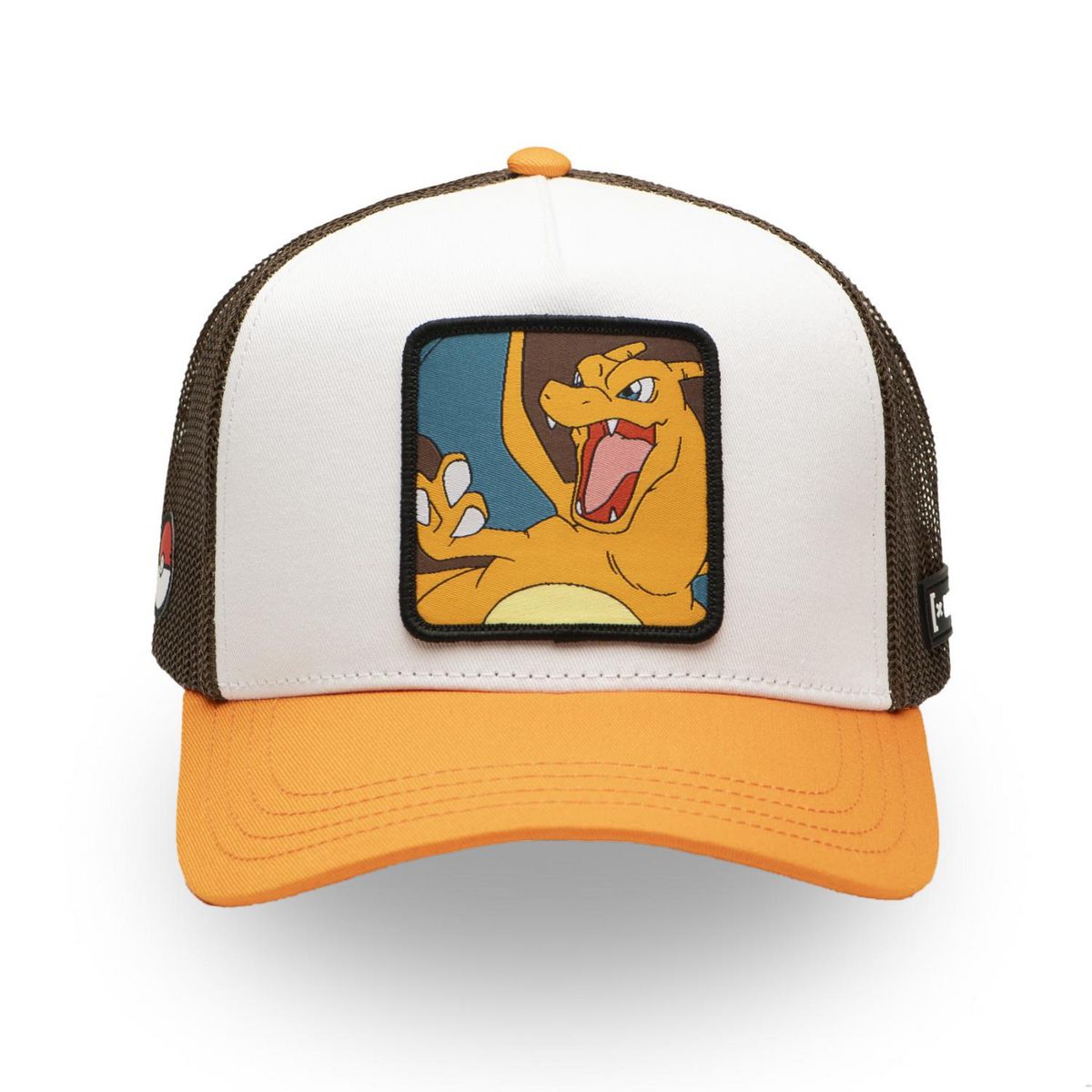 CAPSLAB Casquette trucker avec filet en sergé de coton Pokemon Charizard