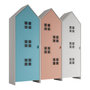 Voir la diapositive 1 : Paris Prix Pack - 3 Armoires Enfant  Casami Bruges  171cm Bleu, Rose & Blanc