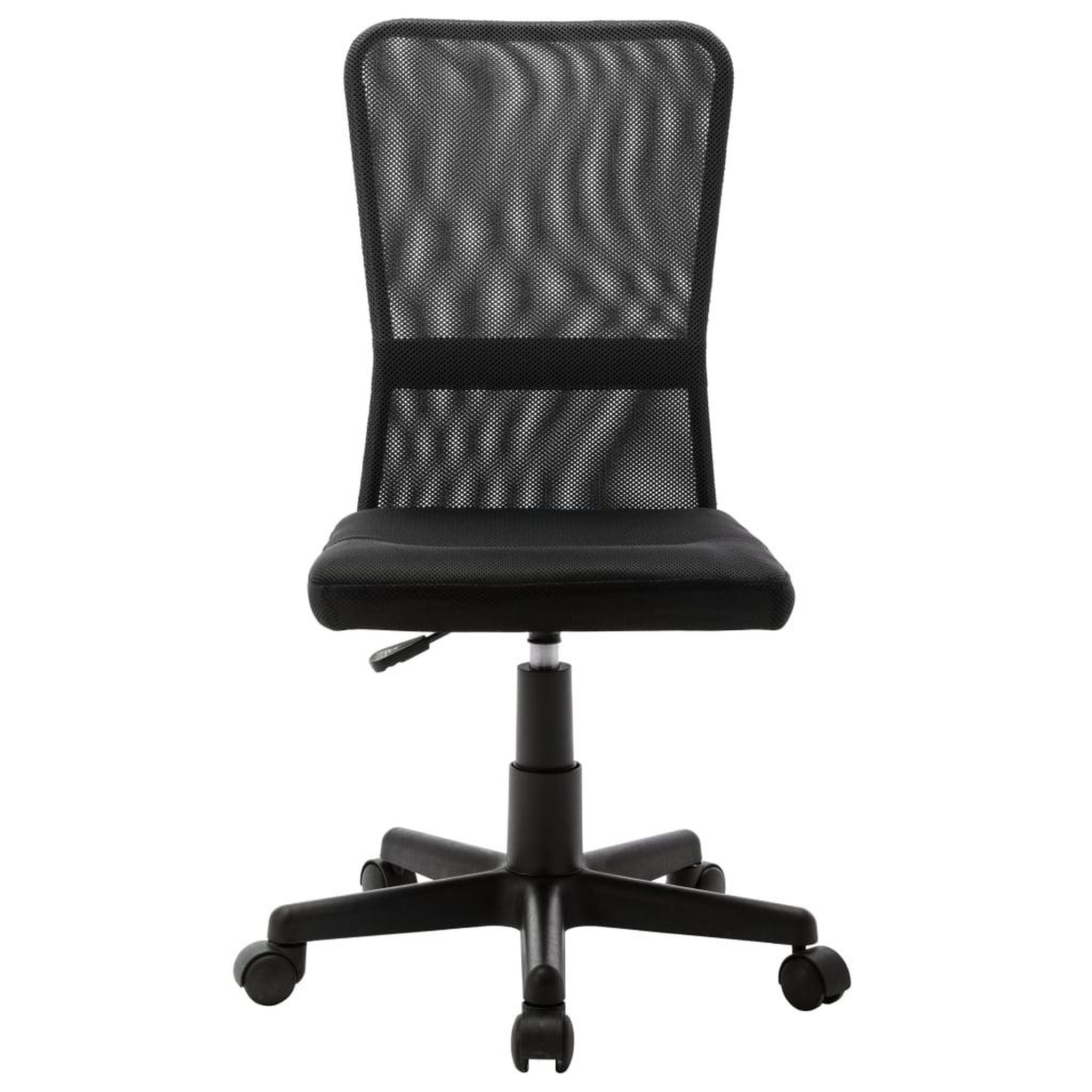 Voir la diapositive 2 : VIDAXL Chaise de bureau Noir 44x52x100 cm Tissu en maille