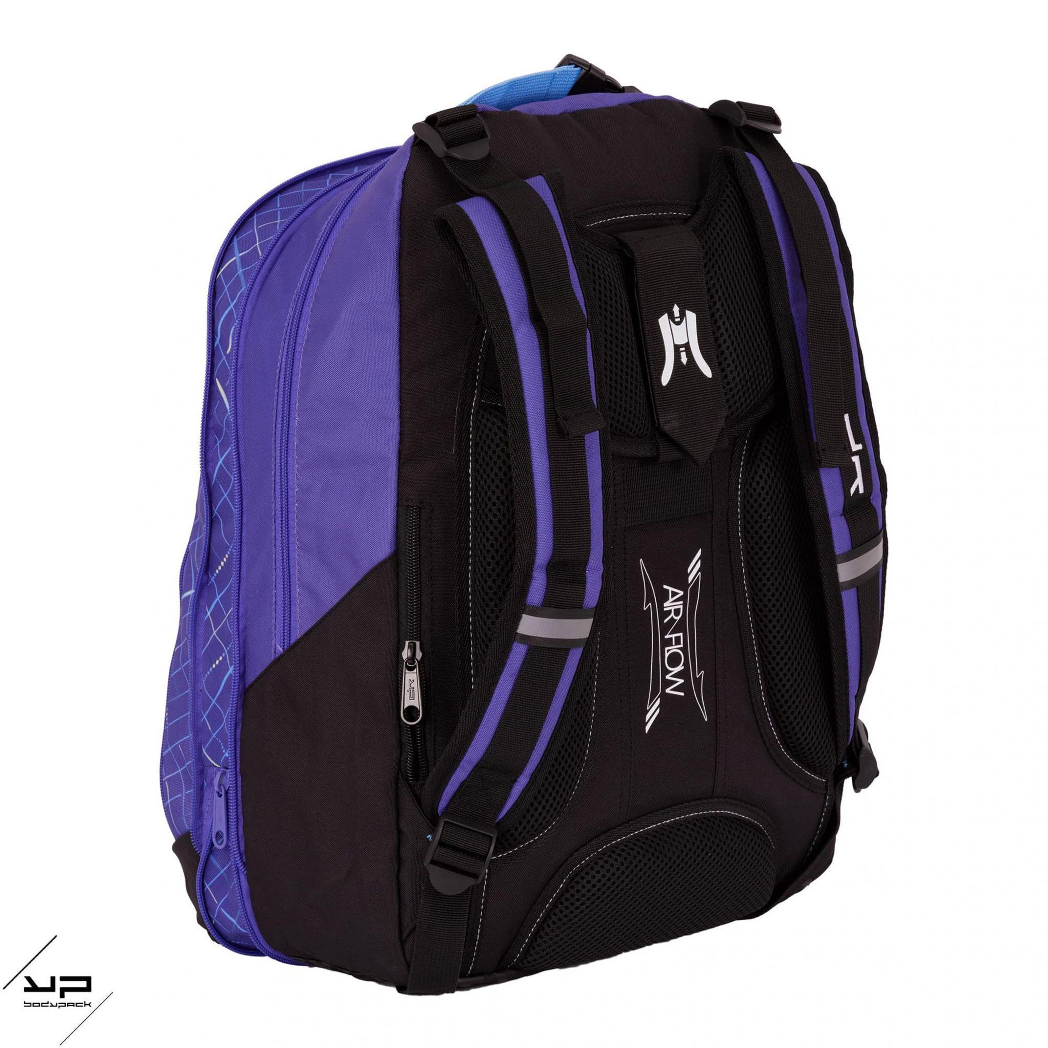 Voir la diapositive 3 : BODYPACK BODYPACK Sac à dos 2 compartiments Etoile filée Violet