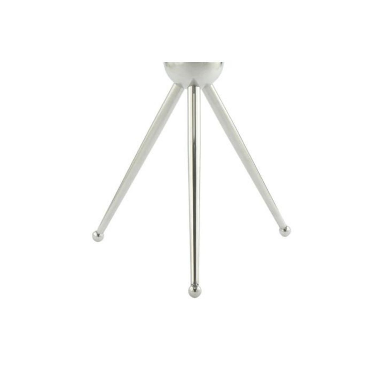Paris Prix Table d'Appoint Design  Rodriga  53cm Argent & Gris