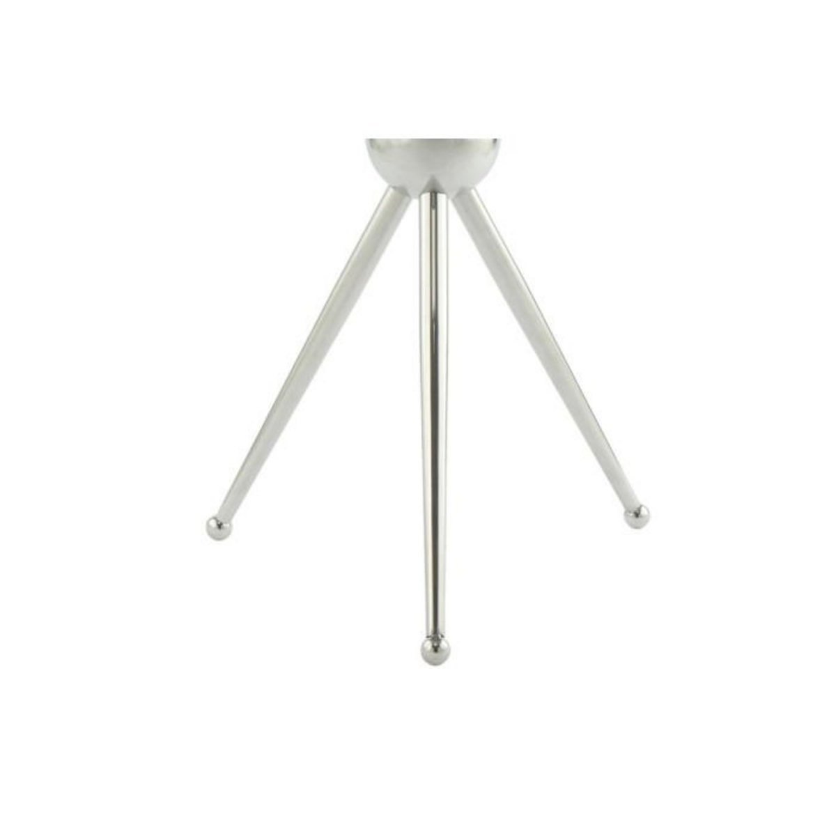 Paris Prix Table d'Appoint Design  Rodriga  53cm Argent & Gris