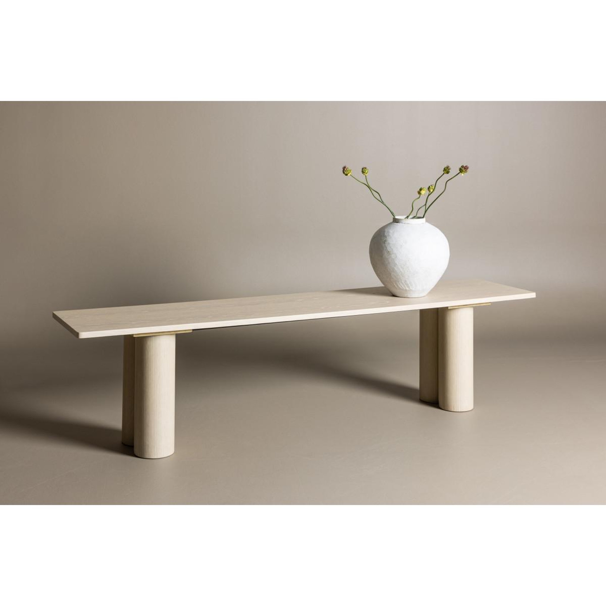 Voir la diapositive 6 : Paris Prix Banc design  olivia  180cm beige
