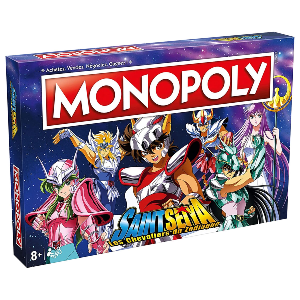  WINNING MOVES Jeu Monopoly Saint Seiya Les Chevaliers du Zodiaque