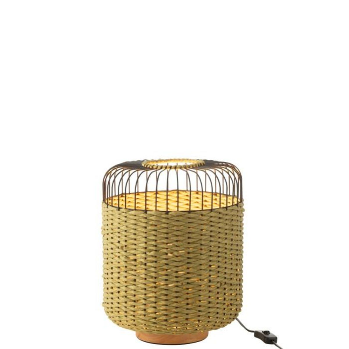 Paris Prix Lampe à Poser en Métal  Eldon  34cm Vert