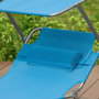 Voir la diapositive 5 : SOBUY SoBuy - Chaise Longue Réglable Pare-Soleil - Fonctionnel - OGS48