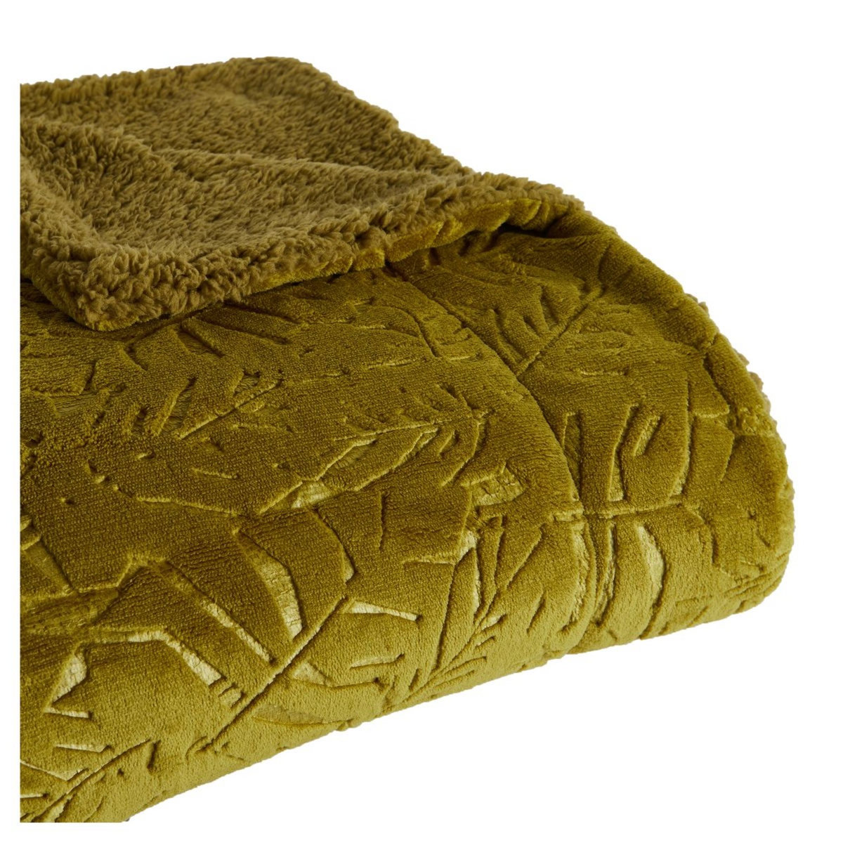 ACTUEL Plaid uni en flanelle 230 g/m² PARADISE