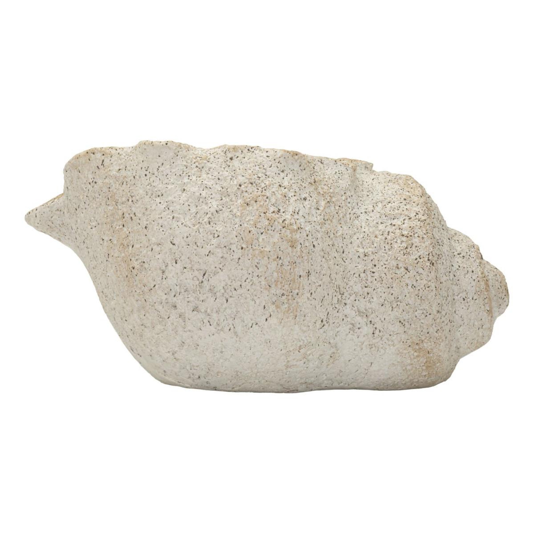 Voir la diapositive 4 : Paris Prix Vase design effet sable  shell  35cm beige