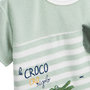 Voir la diapositive 3 : Petit Béguin T-shirt en éponge Crocro rigolo