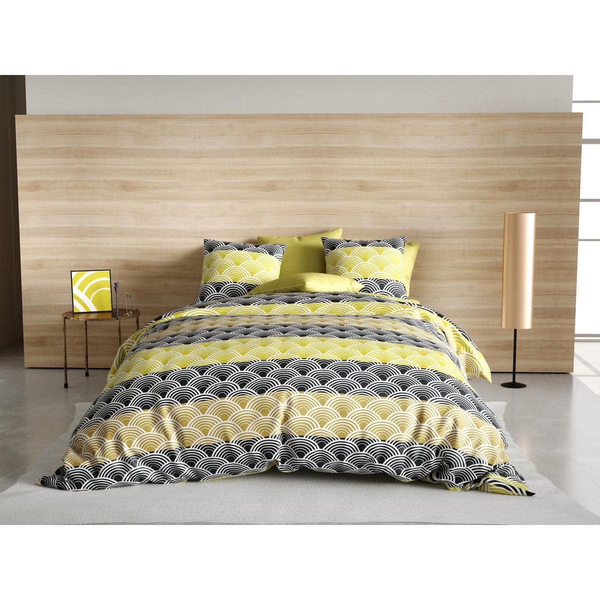 Les Ateliers du Linge Parure housse de couette 100% microfibre 60 gsm, hiko