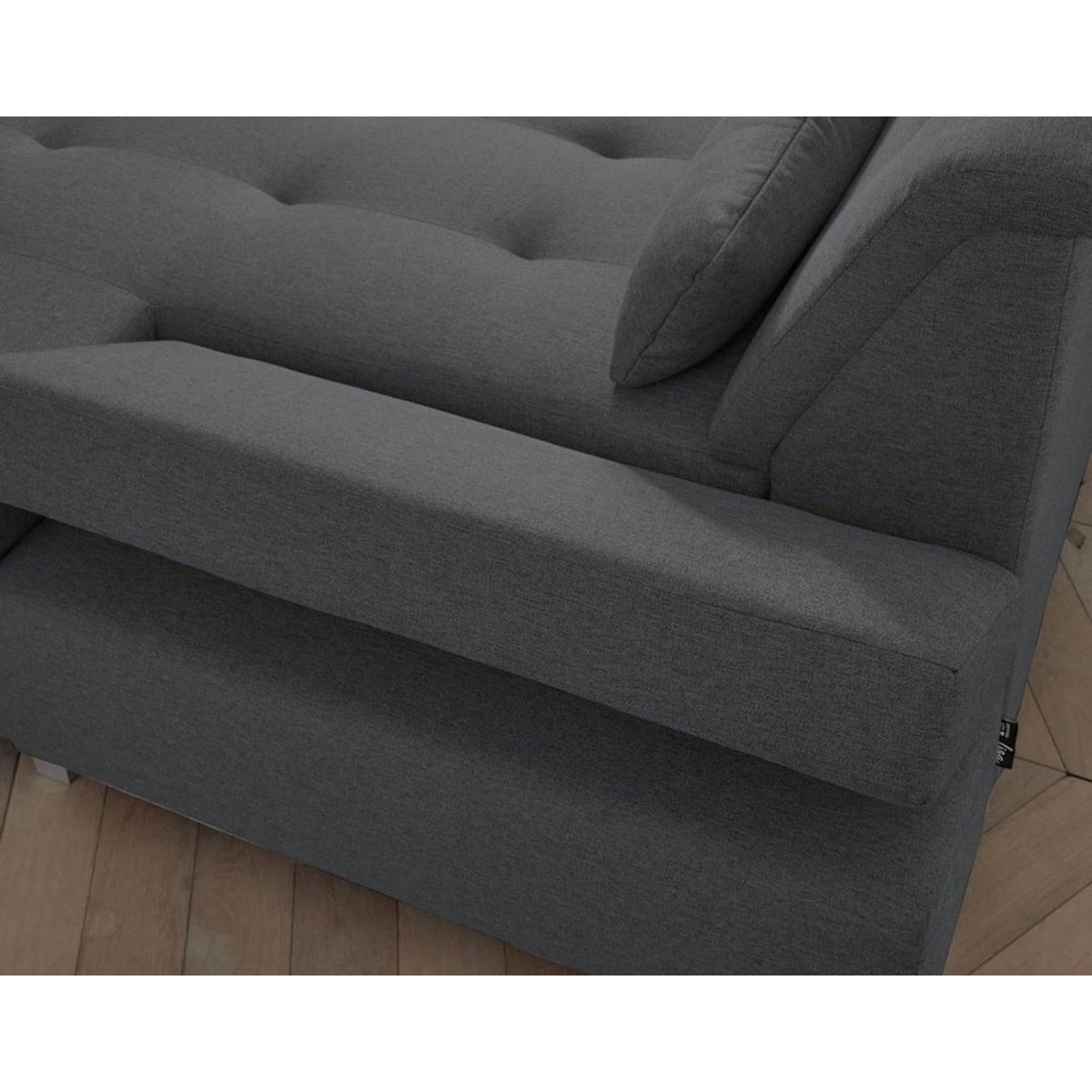 LISA DESIGN Vermont - canapé panoramique d'angle gauche - 7 places - xxl