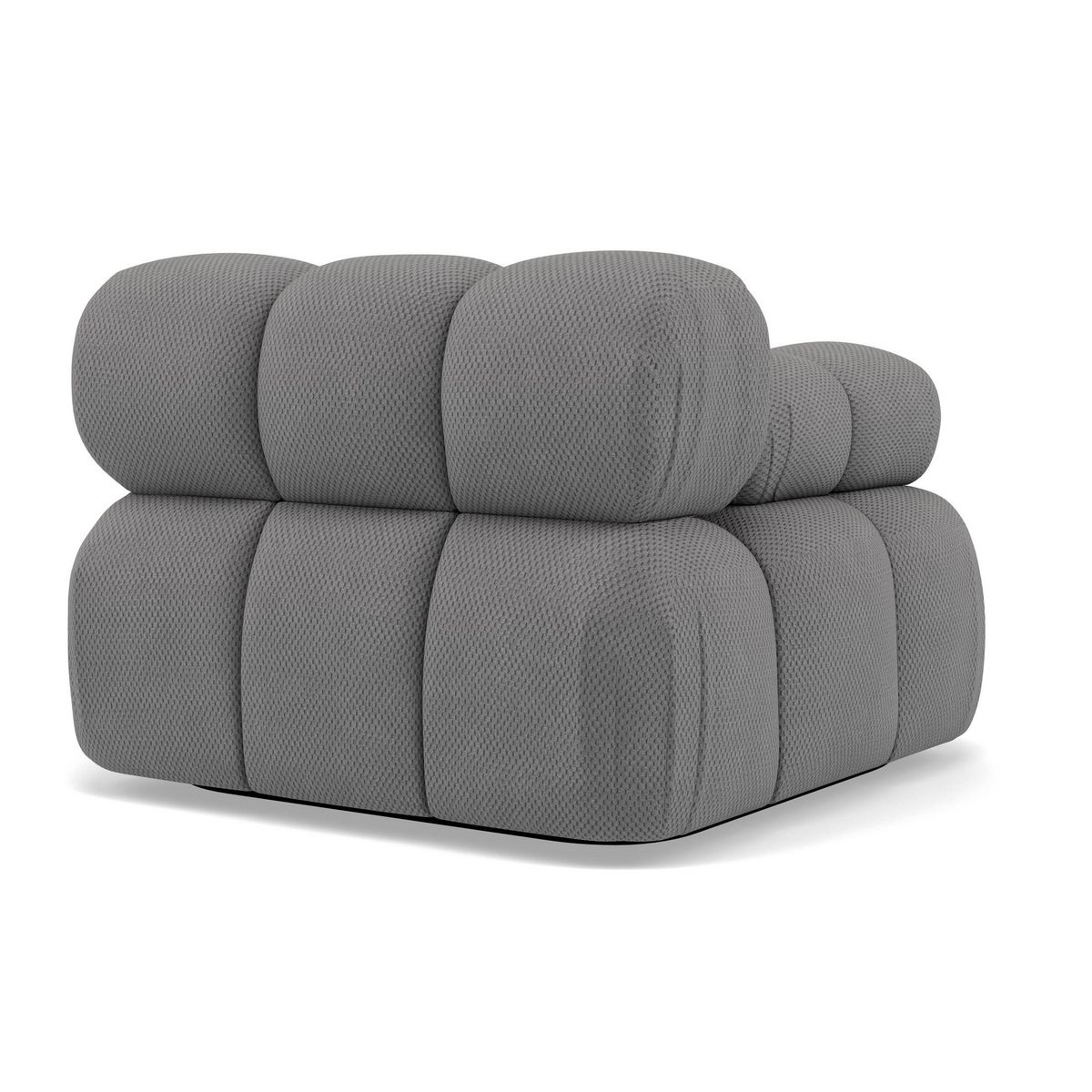 LISA DESIGN Ruby - module d'assise gauche en velours texturé