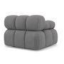 Voir la diapositive 4 : LISA DESIGN Ruby - module d'assise gauche en velours texturé