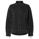 Pieces Veste en Jean Bleu/Brut Femme Pieces Pcmathea Curved Denim. Coloris disponibles : Noir