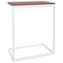 Voir la diapositive 5 : VIDAXL Table d'appoint Blanc 55x35x66 cm Bois d'ingenierie