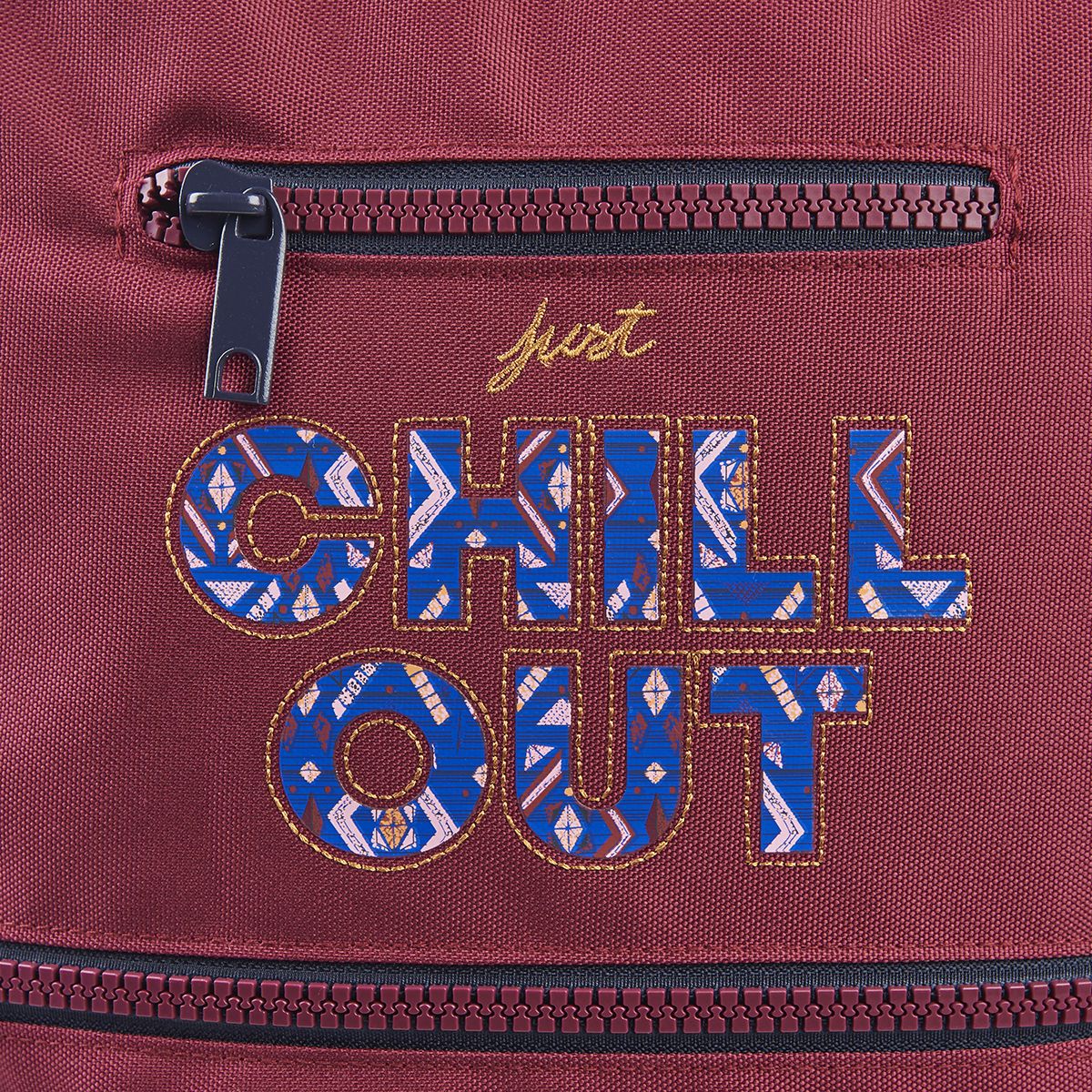 YOUNG'S ATTITUDE Sac à dos rouge avec compartiment pour ordinateur Chill Out