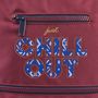 Voir la diapositive 4 : YOUNG'S ATTITUDE Sac à dos rouge avec compartiment pour ordinateur Chill Out