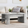 Voir la diapositive 1 : VIDAXL Table basse gris beton 102x55x42 cm bois d'ingenierie