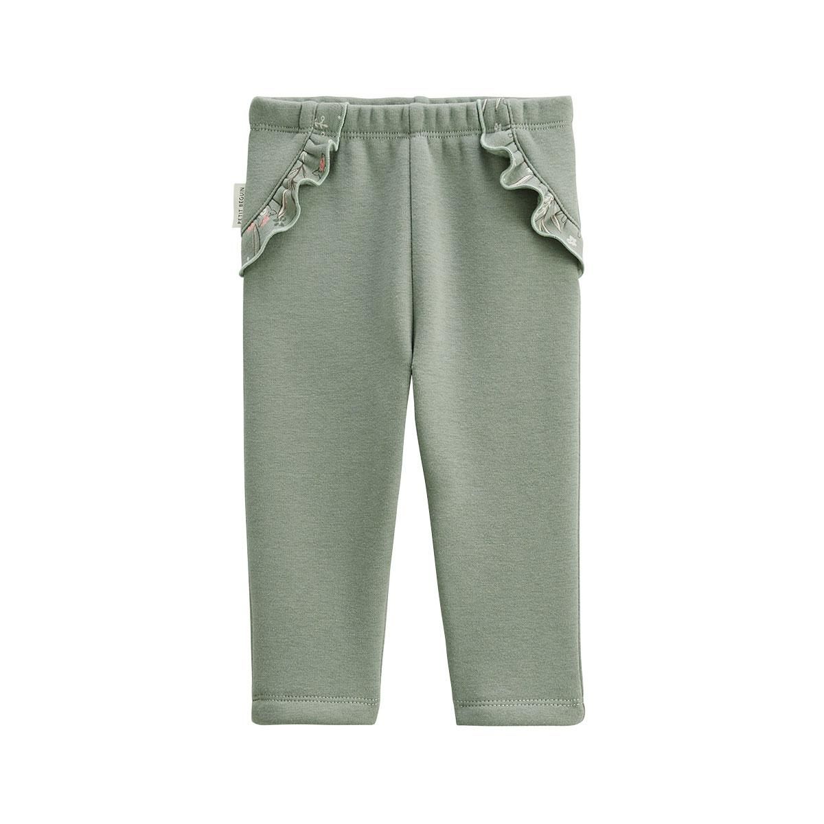 Petit Béguin Lot de 2 leggings enfant en molleton ultra chaud Lison