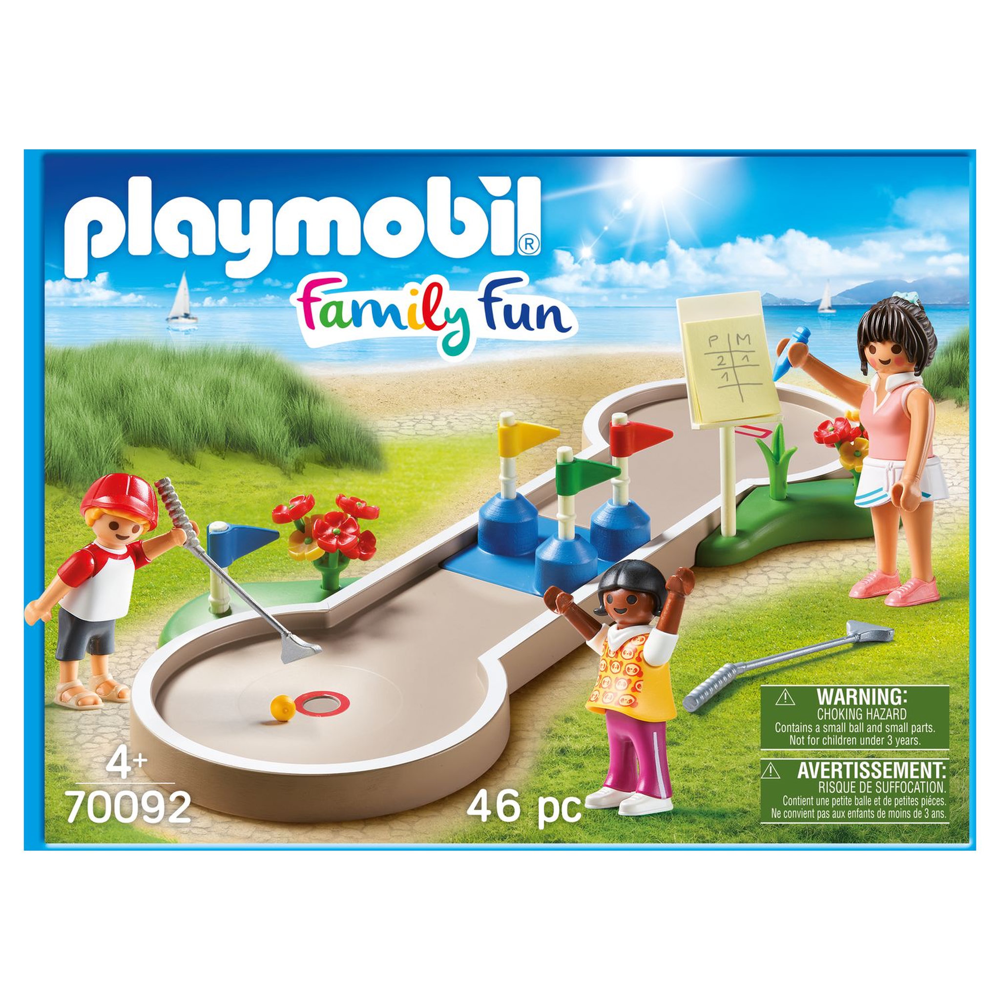 Voir la diapositive 2 : PLAYMOBIL  70092 - Family Fun - Mini-golf