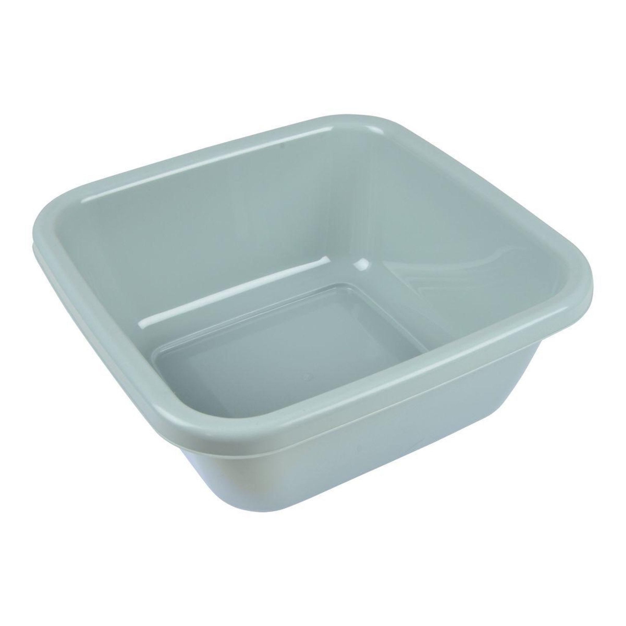 Voir la diapositive 1 : HOMEA Bassine Carrée  Bassin  15L Bleu Givré
