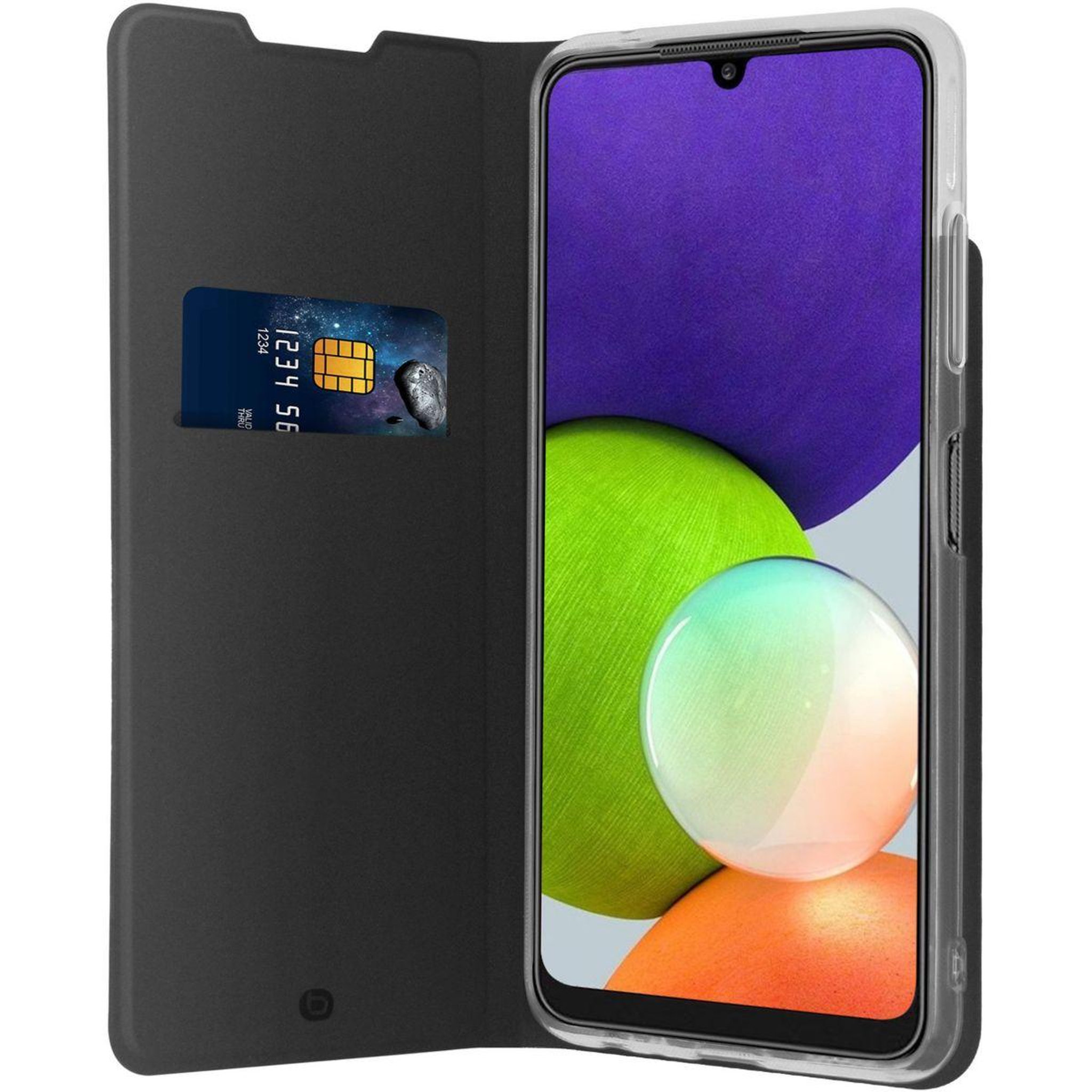 Voir la diapositive 3 : ESSENTIEL B Etui Samsung A22 4G noir