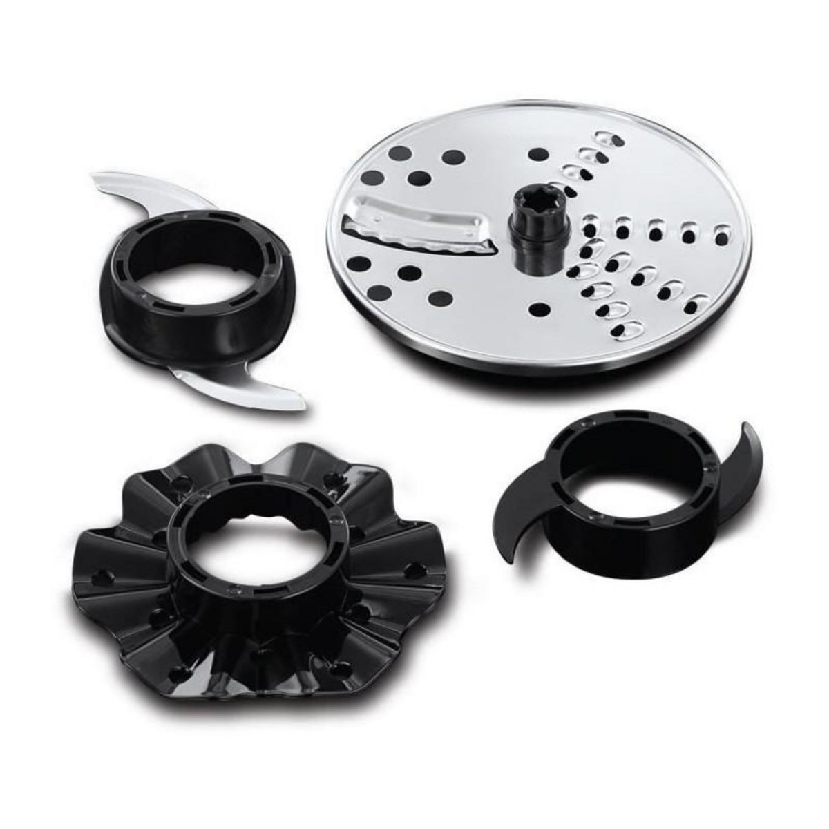 Russell Hobbs Robot Multifonction - RUSSELL HOBBS - Matte Black 24732-56 - 600 W - Bol 2,5 L - Lames inox - Disque réversible - Noir mat