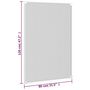 Voir la diapositive 6 : VIDAXL Moustiquaire magnetique pour fenetres blanc 80x120 cm
