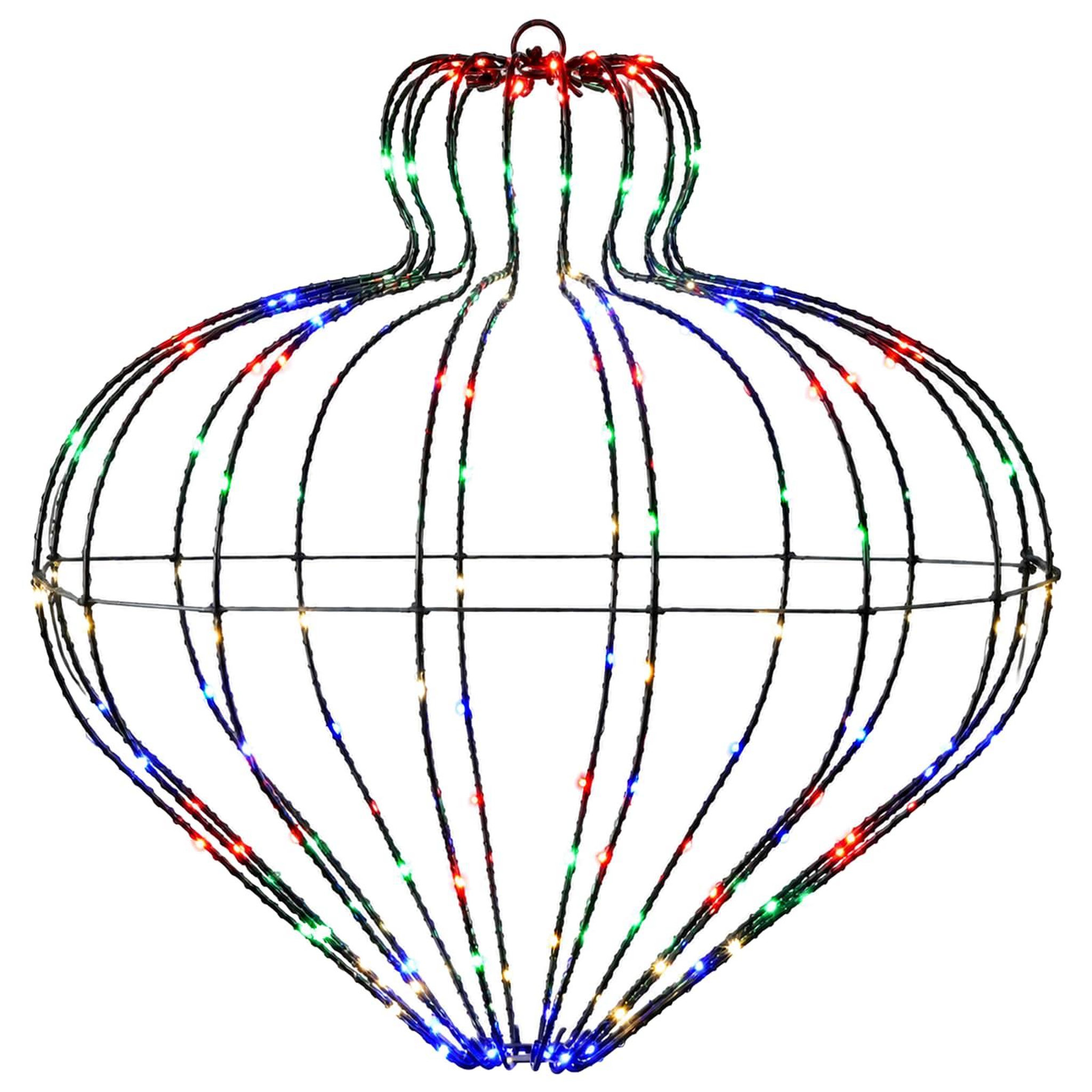 Voir la diapositive 5 : VIDAXL Lumiere de finial de Noël 2 pc 384 LED Multicolore Ø 45 x 40 cm