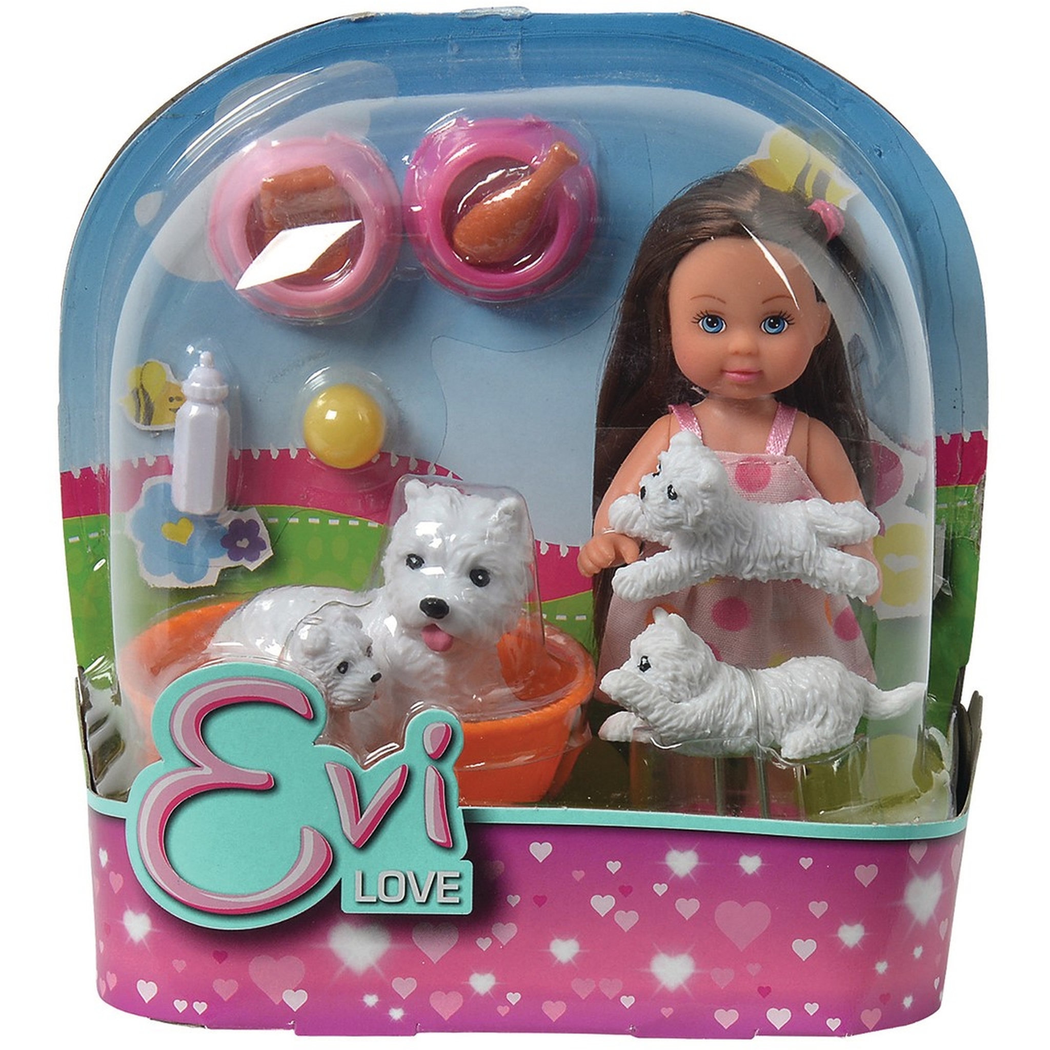 Voir la diapositive 2 : SMOBY Poupée l'amie des animaux Evi love