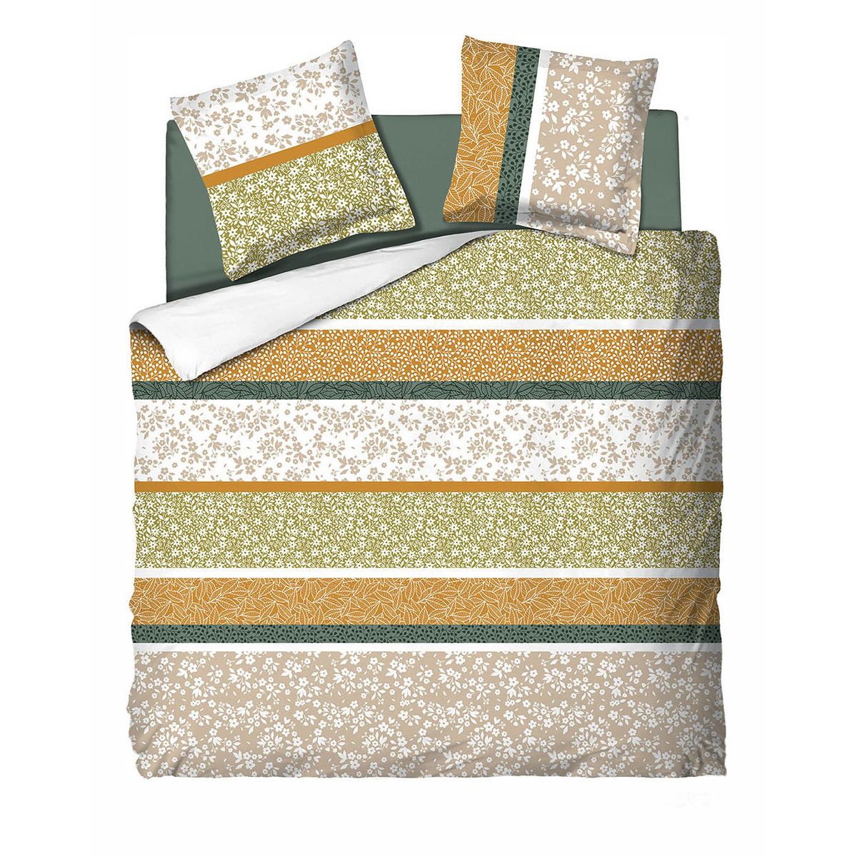 Couette imprimée motif patchwork 300 g/m²