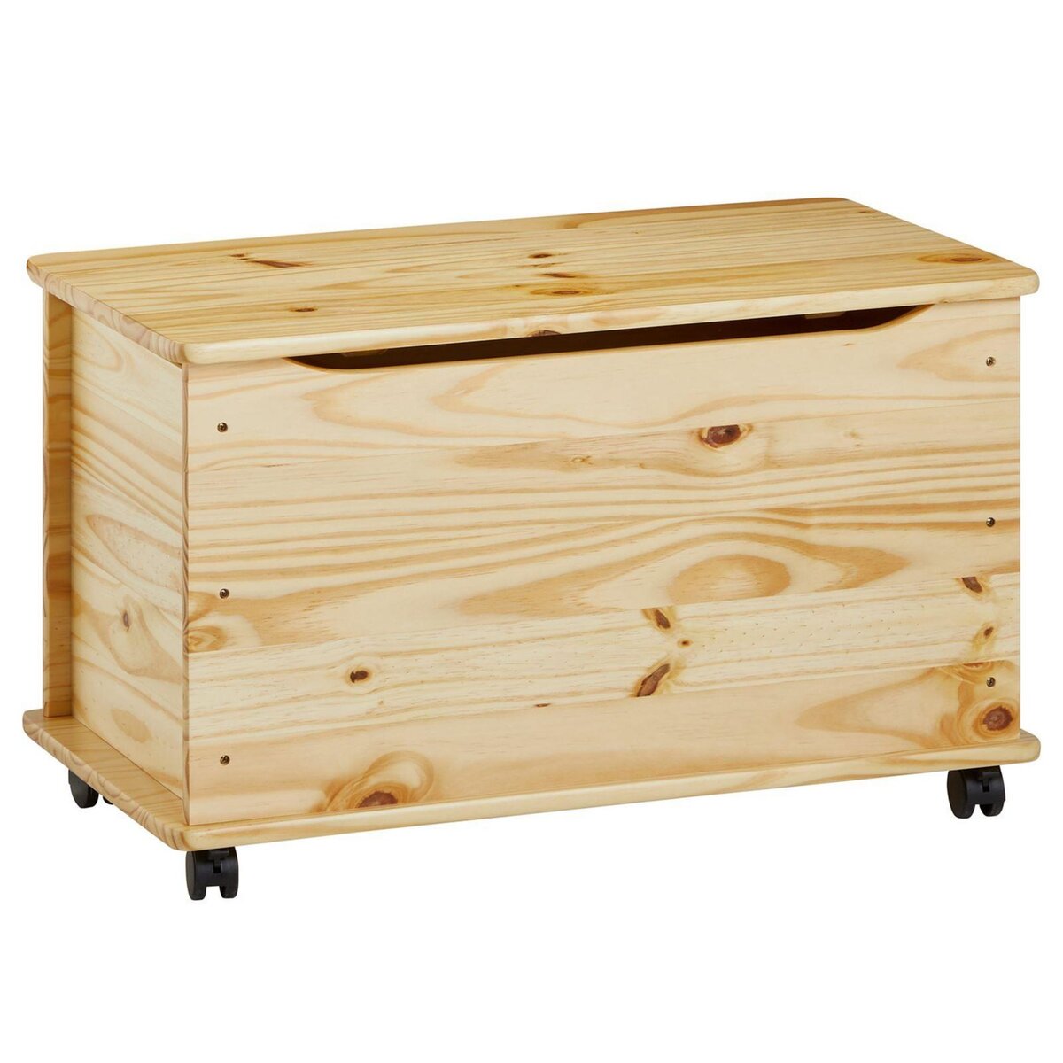 IDIMEX Coffre à jouets ELISA avec roulettes, en pin massif