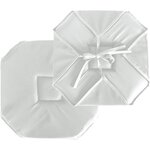 Paris Prix Galette de Chaise Uni  Basic  40x40cm Blanc