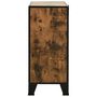 Voir la diapositive 5 : VIDAXL Armoires de rangement 2 pcs Marron 72x36x82 cm Metal et MDF