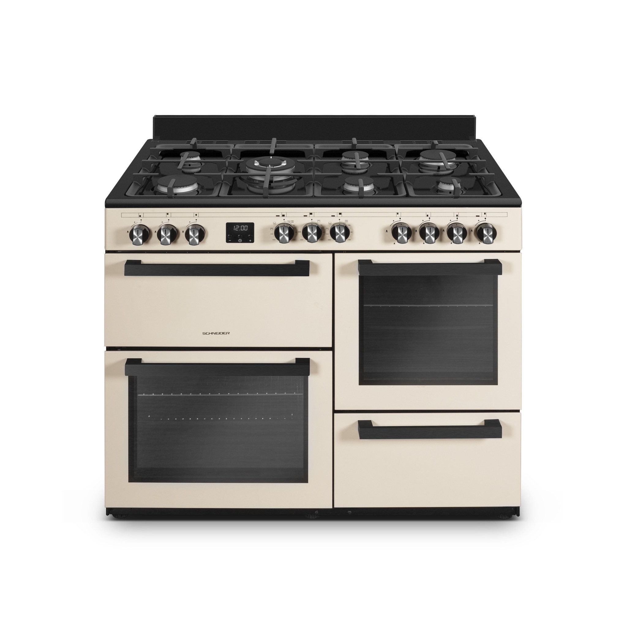 SCHNEIDER Piano de cuisson 7 feux Crème - SCPG71MF-CR
