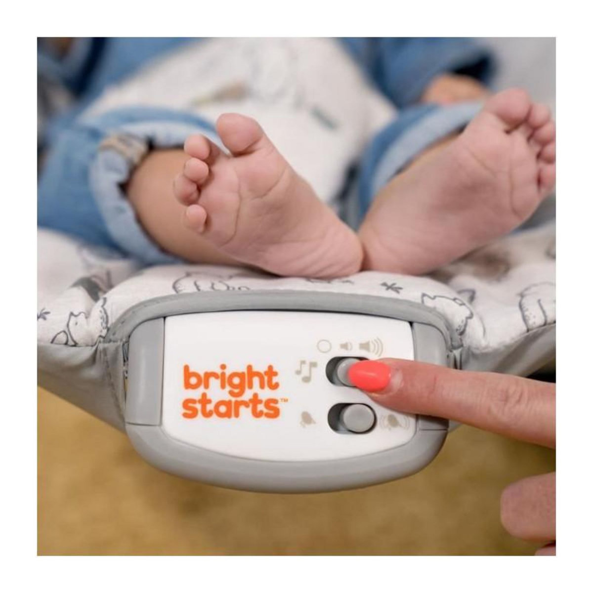 Bright Starts Transat bébé - DISNEY BABY - WINNIE L'OURSON - Arche avec jouets d'éveil amovible - Evolutif de 0 a 6 mois