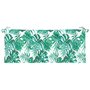 Voir la diapositive 2 : VIDAXL Coussin de banc de jardin motif de feuilles 120x50x7 cm