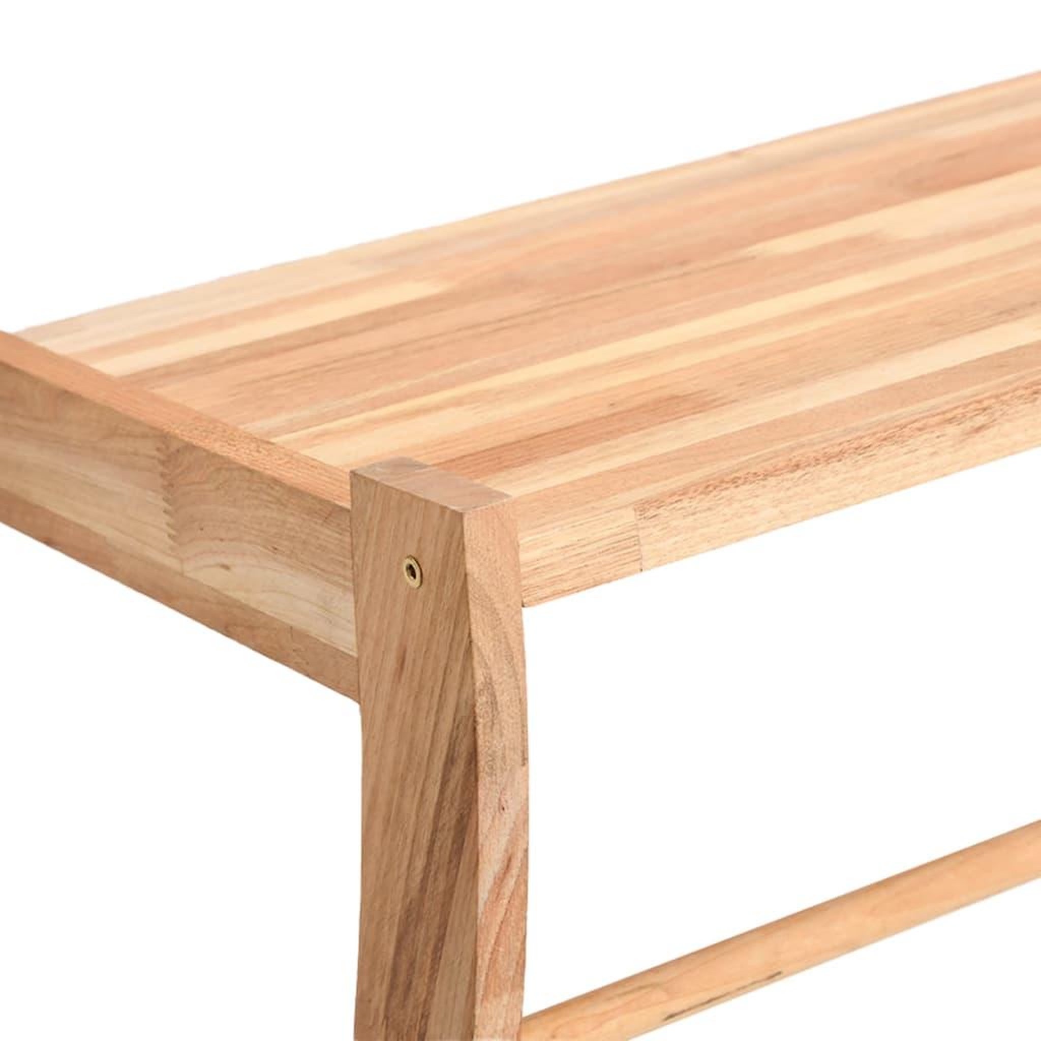 Voir la diapositive 5 : VIDAXL Porte-serviette 60x25,5x49 cm Bois massif de noyer