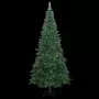 VIDAXL Arbre de Noël artificiel pre-eclaire et boules L 240 cm vert