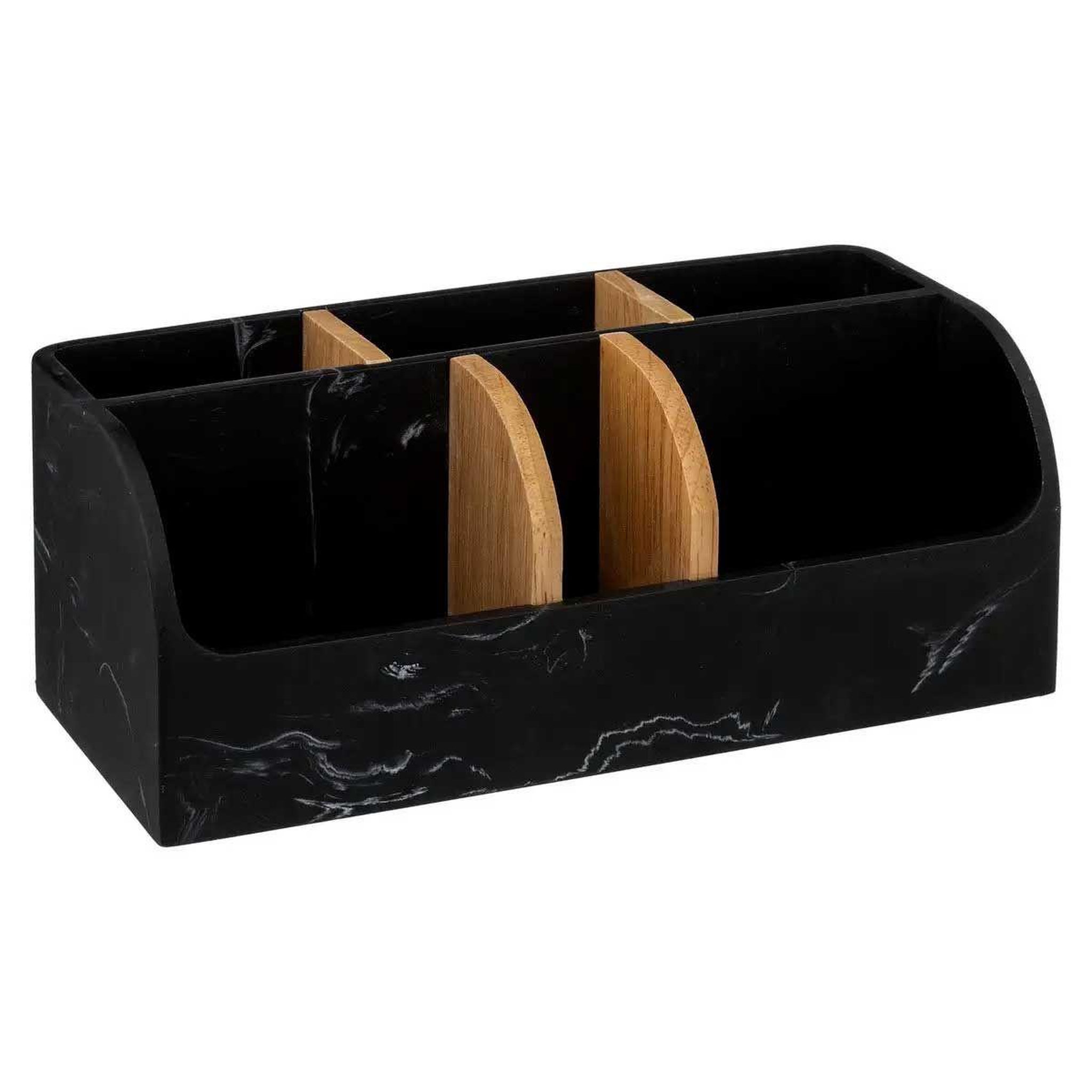 FIVE Organiseur 6 compartiments  léa  25cm noir