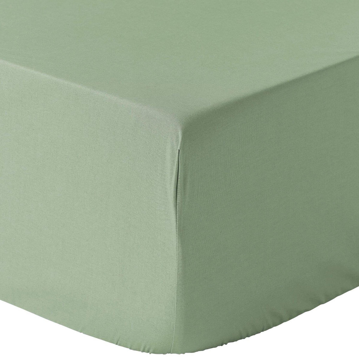 Home collection Drap housse 100% percale de coton 80 fils/cm2-bonnet 30cm-uni